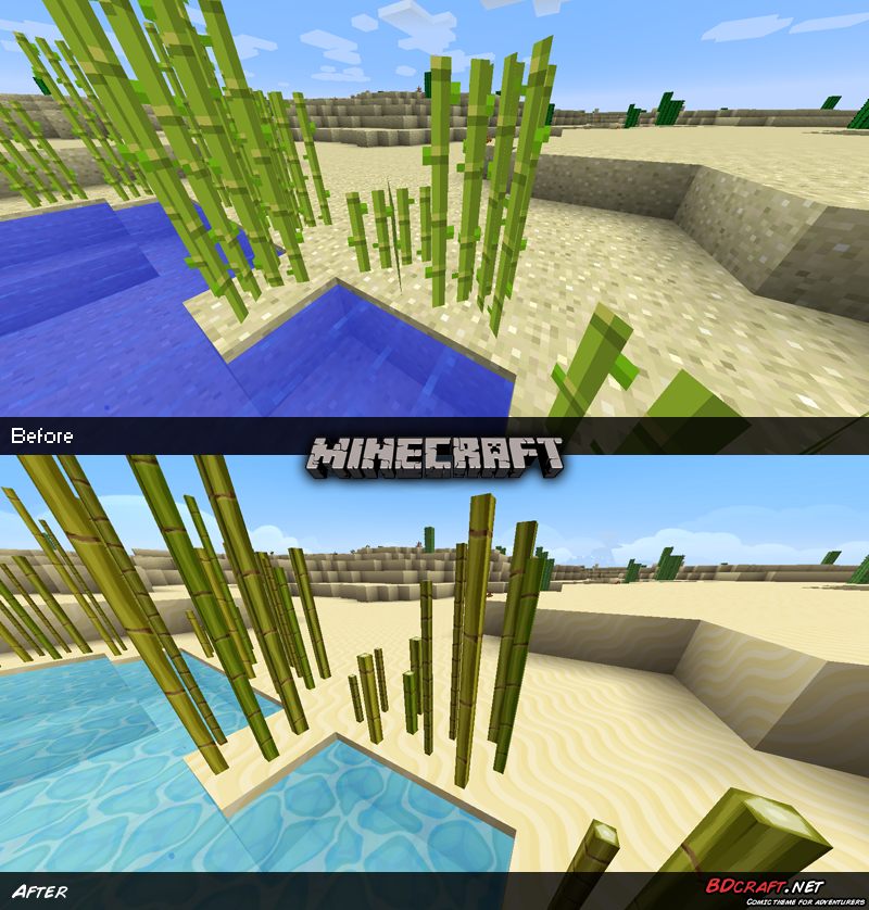 Minecraft Sugarcanes Default / PureBDcraft