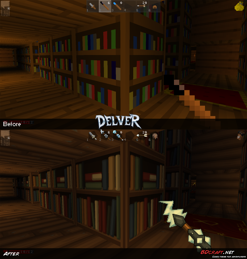 Delver Library Default / PureBDcraft