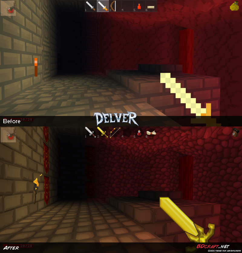 Delver Dungeon Default / PureBDcraft